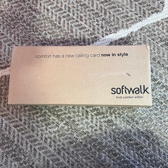 Softwalk Black Vellore Flats Sz 7 Wide - Picture 3 of 7